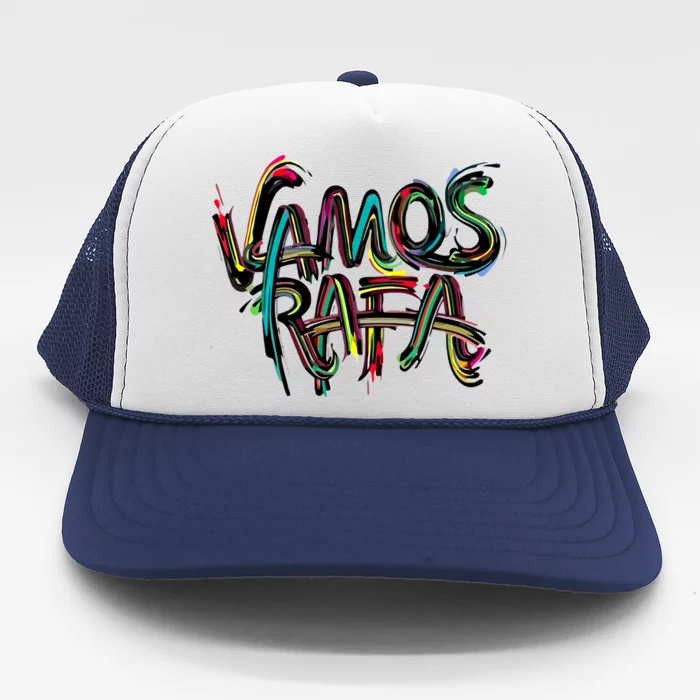 Vamos Rafa Rafael Nadal Tennis Lover Trucker Hat