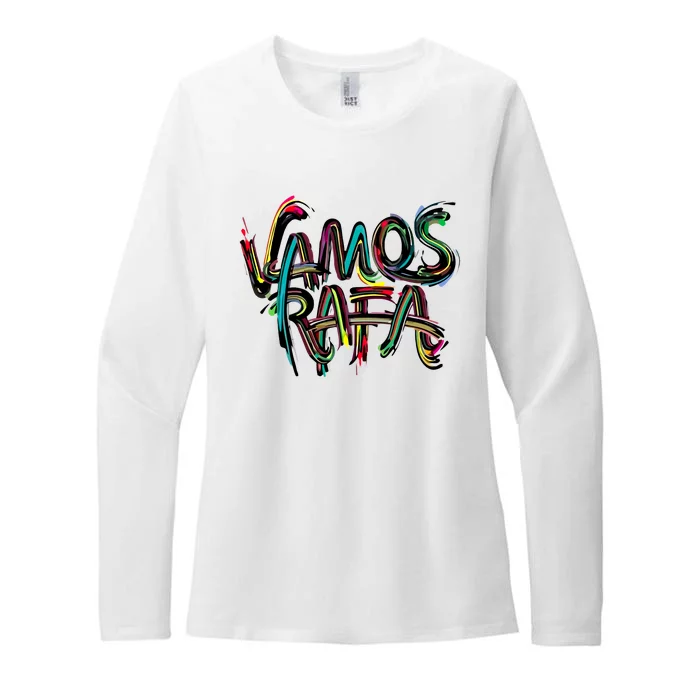 Vamos Rafa Rafael Nadal Tennis Lover Womens CVC Long Sleeve Shirt