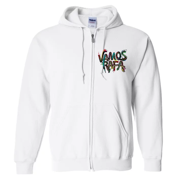 Vamos Rafa Rafael Nadal Tennis Lover Full Zip Hoodie