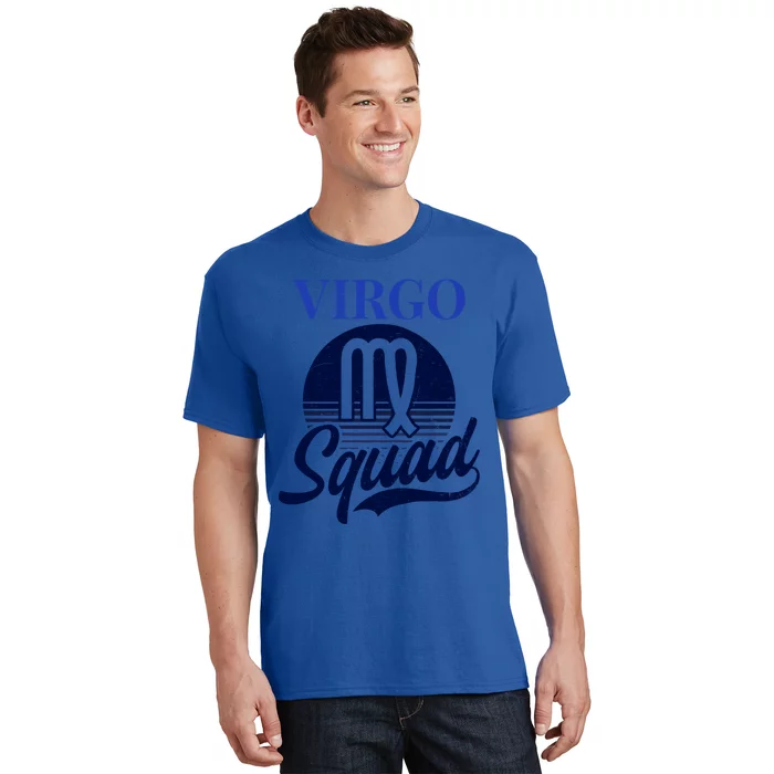 Vintage Retro Squad Design Virgo Zodiac Gift T-Shirt