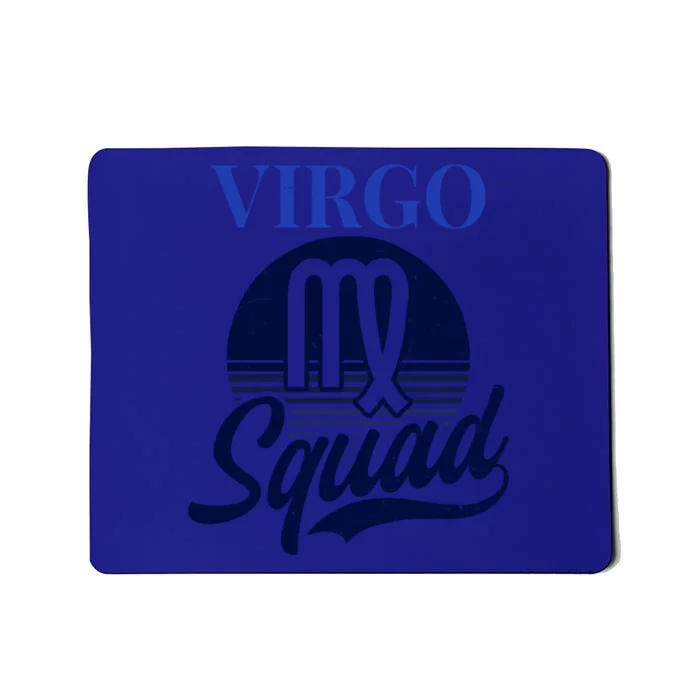 Vintage Retro Squad Design Virgo Zodiac Gift Mousepad