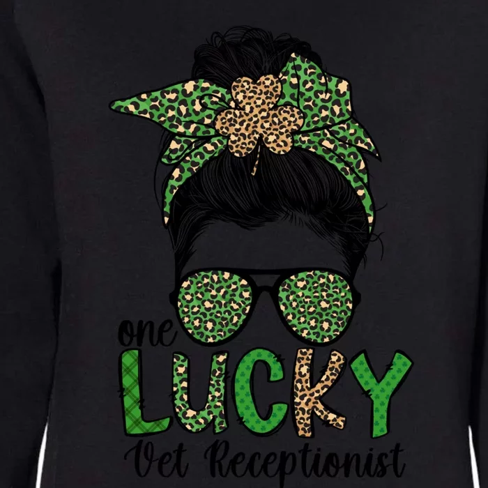 Vet Receptionist St Patricks Day Veterinarian Receptionist Gift Womens California Wash Sweatshirt