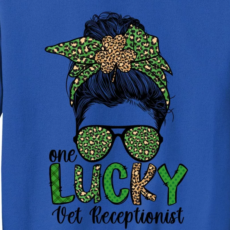 Vet Receptionist St Patricks Day Veterinarian Receptionist Gift Tall Sweatshirt