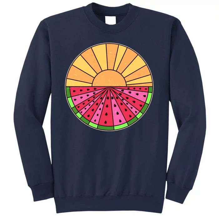 Vintage Retro Summer Sunshine Watermelon Sweatshirt