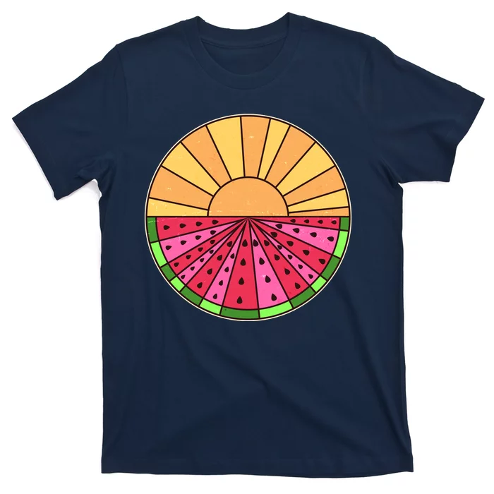 Vintage Retro Summer Sunshine Watermelon T-Shirt