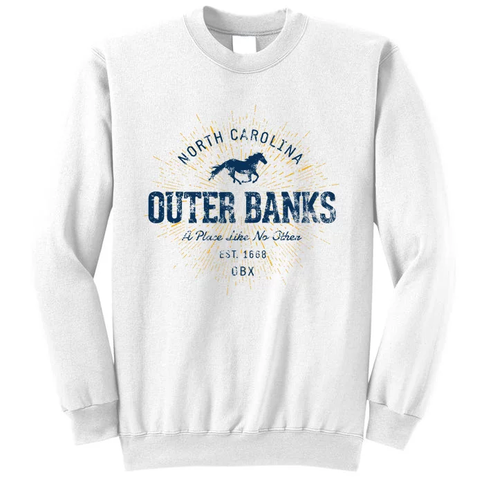 Vintage Retro Style O.U.T.E.R B.A.N.K Sweatshirt