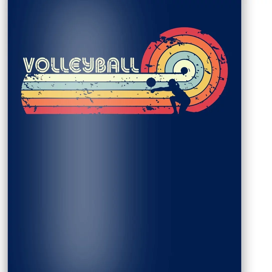 Volleyball Retro Style Poster