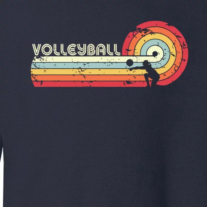 Volleyball Retro Style Toddler Sweatshirt