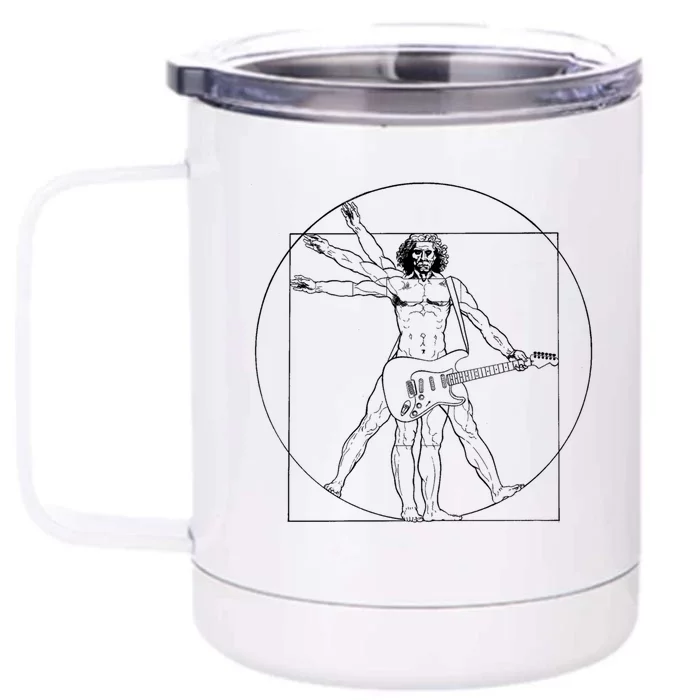 Vetruvian Rock Star Front & Back 12oz Stainless Steel Tumbler Cup