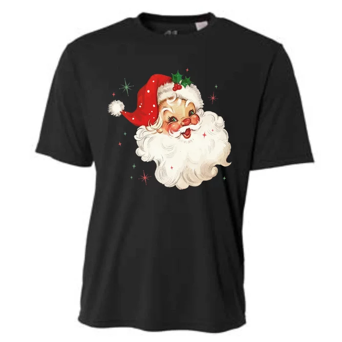 Vintage Retro Santa Christmas Great Gift Cooling Performance Crew T-Shirt