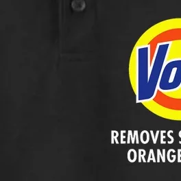 Vote Removes Stubborn Orange Stains Funny Antitrump Dry Zone Grid Performance Polo