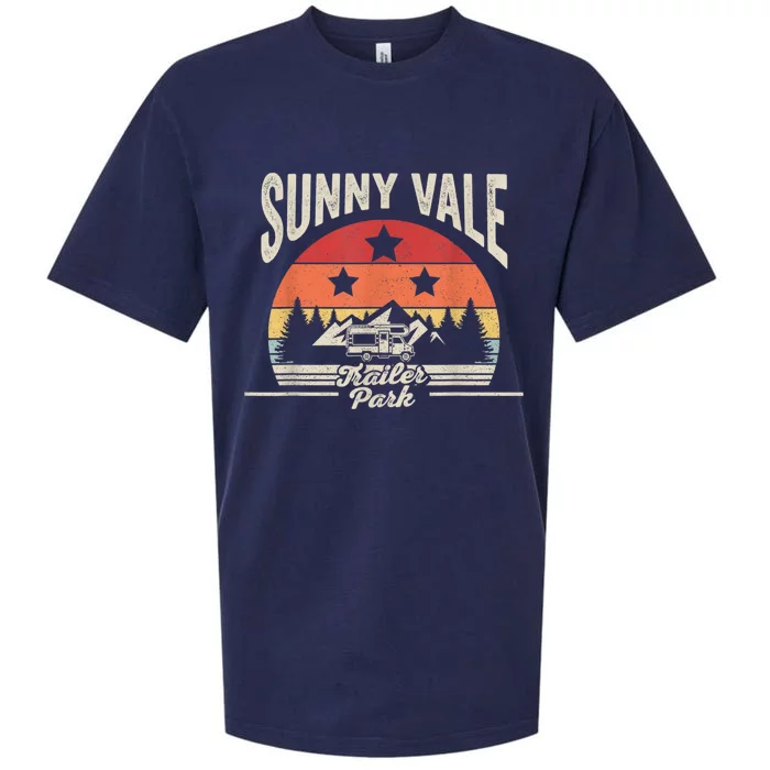 Vintage Retro Sunnyvale Trailer Park Sueded Cloud Jersey T-Shirt