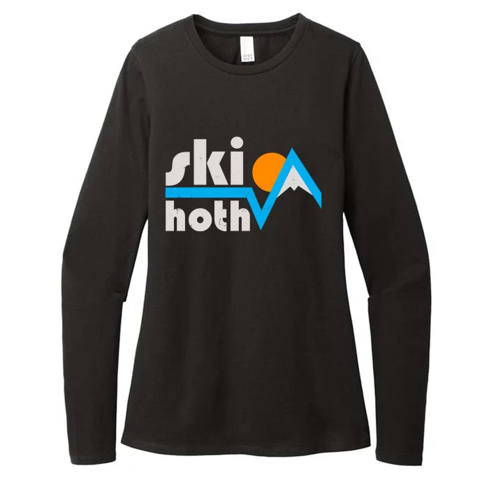 Vintage Retro Ski Hoth Logo Womens CVC Long Sleeve Shirt