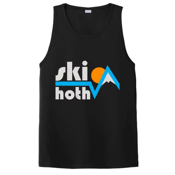 Vintage Retro Ski Hoth Logo Performance Tank