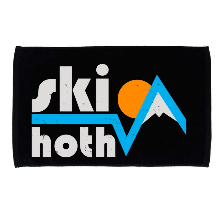 Vintage Retro Ski Hoth Logo Microfiber Hand Towel