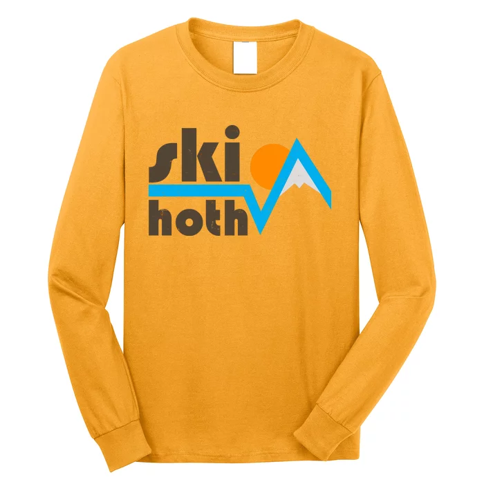 Vintage Retro Ski Hoth Logo Long Sleeve Shirt