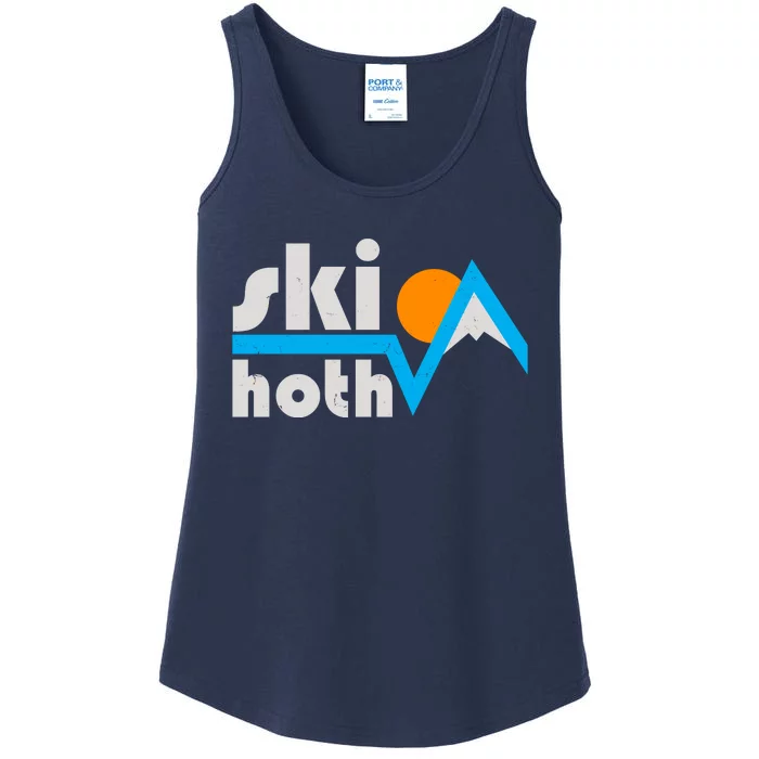 Vintage Retro Ski Hoth Logo Ladies Essential Tank