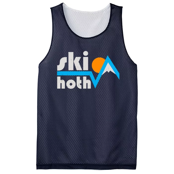 Vintage Retro Ski Hoth Logo Mesh Reversible Basketball Jersey Tank