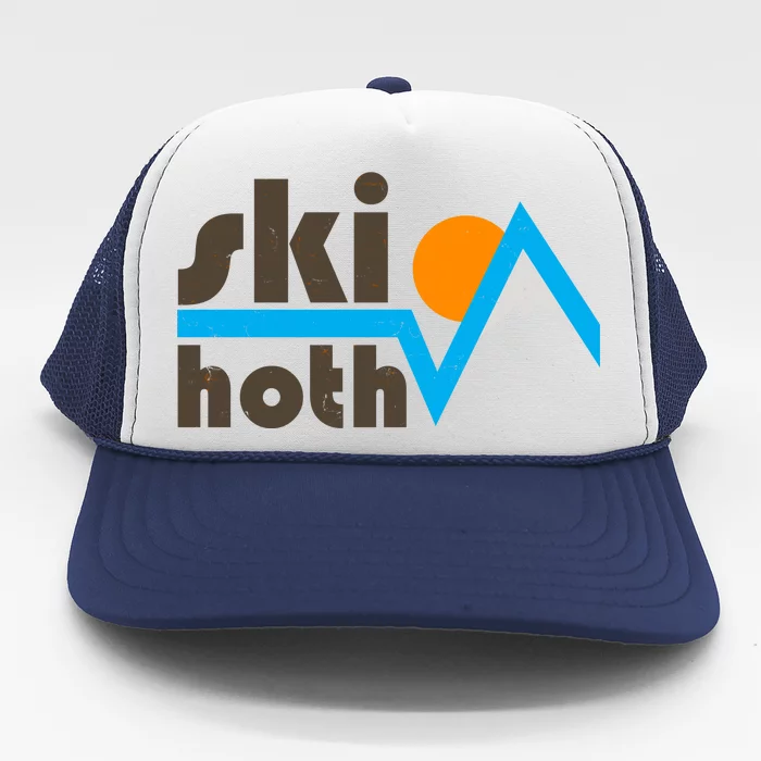 Vintage Retro Ski Hoth Logo Trucker Hat