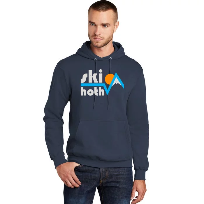 Vintage Retro Ski Hoth Logo Tall Hoodie