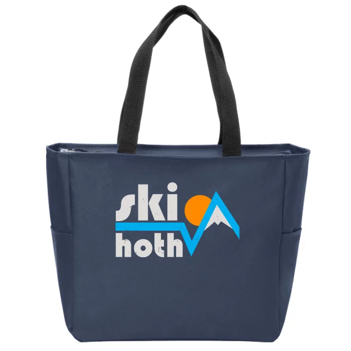 Vintage Retro Ski Hoth Logo Zip Tote Bag