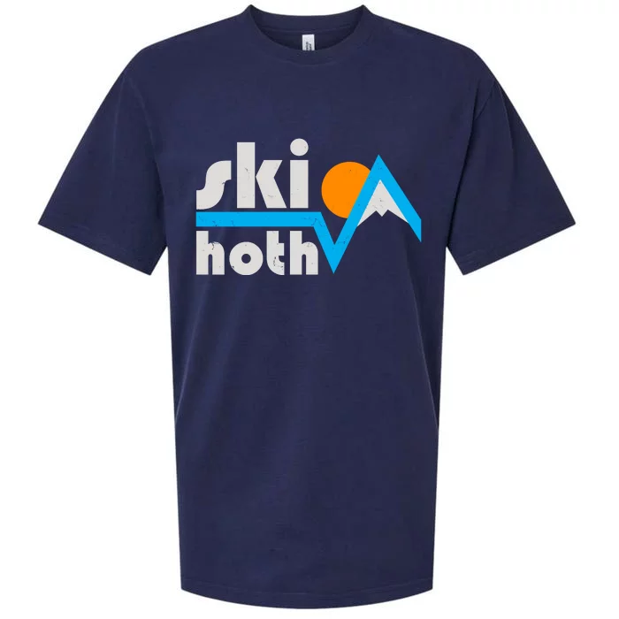 Vintage Retro Ski Hoth Logo Sueded Cloud Jersey T-Shirt