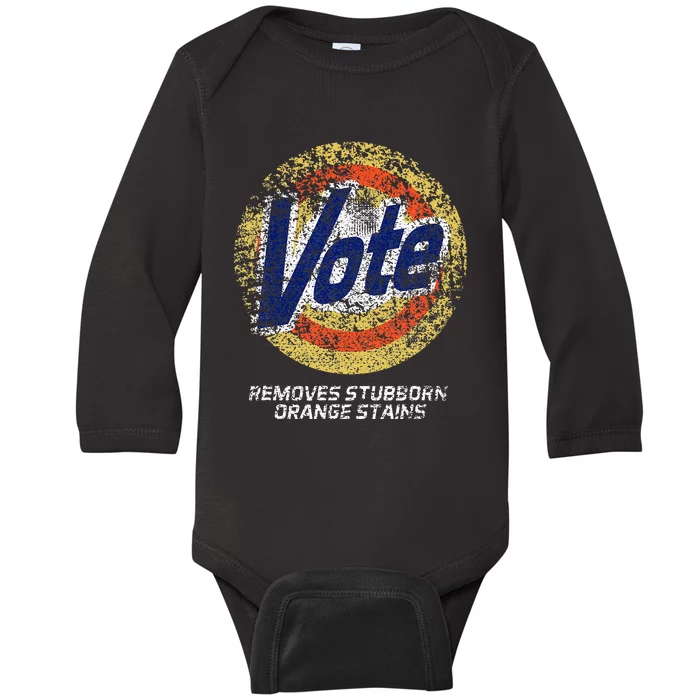 Vote Removes Stubborn Orange Stains 86 45 Vote 8645 Baby Long Sleeve Bodysuit