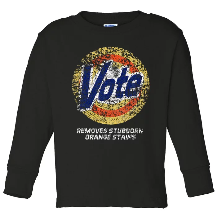 Vote Removes Stubborn Orange Stains 86 45 Vote 8645 Toddler Long Sleeve Shirt