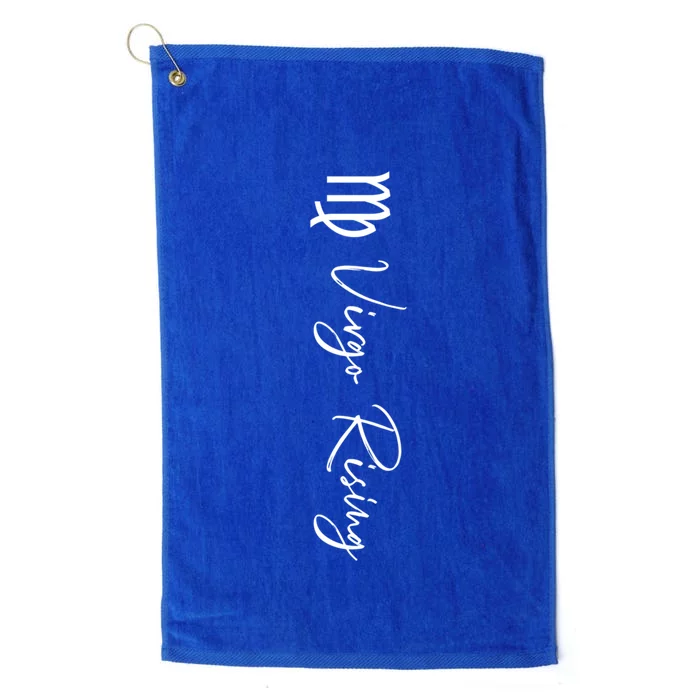 Virgo Rising Sign Virgo Ascendant Boho Astrology Gift Cool Gift Platinum Collection Golf Towel