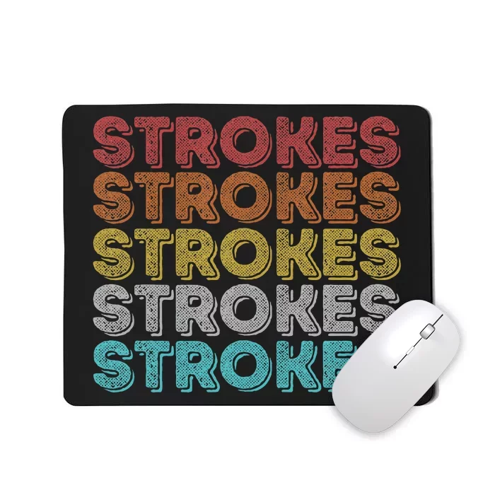 Vintage Retro Strokes Mousepad