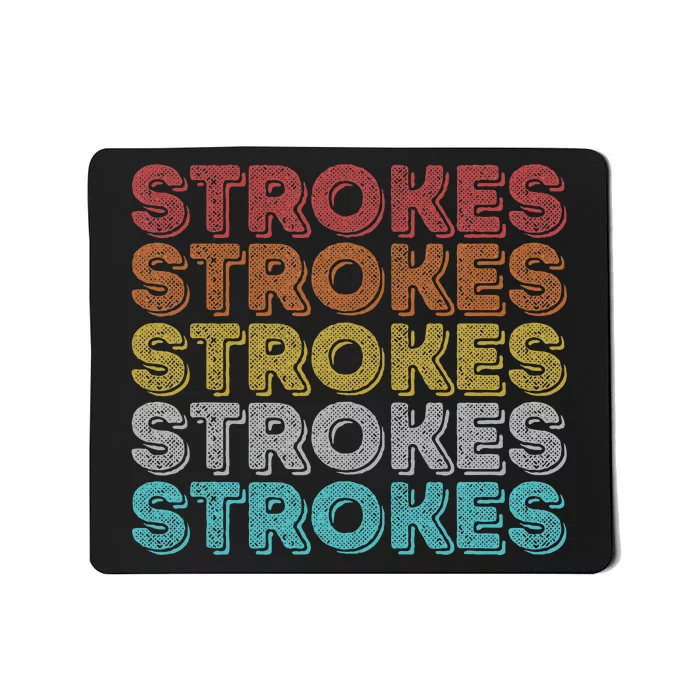 Vintage Retro Strokes Mousepad