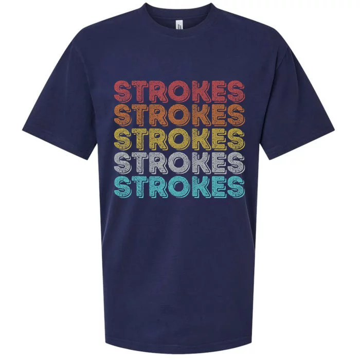 Vintage Retro Strokes Sueded Cloud Jersey T-Shirt