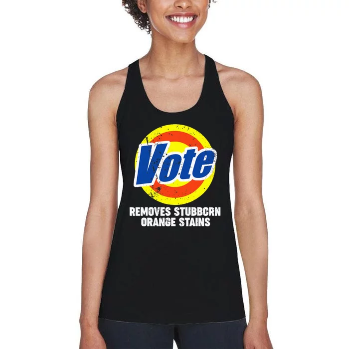 Vote Removes Stubborn Orange Stains Women's Racerback Tank