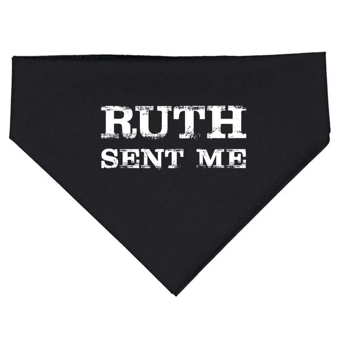 Vintage Ruth Sent Me RBG Ruth Bader Ginsburg Vote USA-Made Doggie Bandana