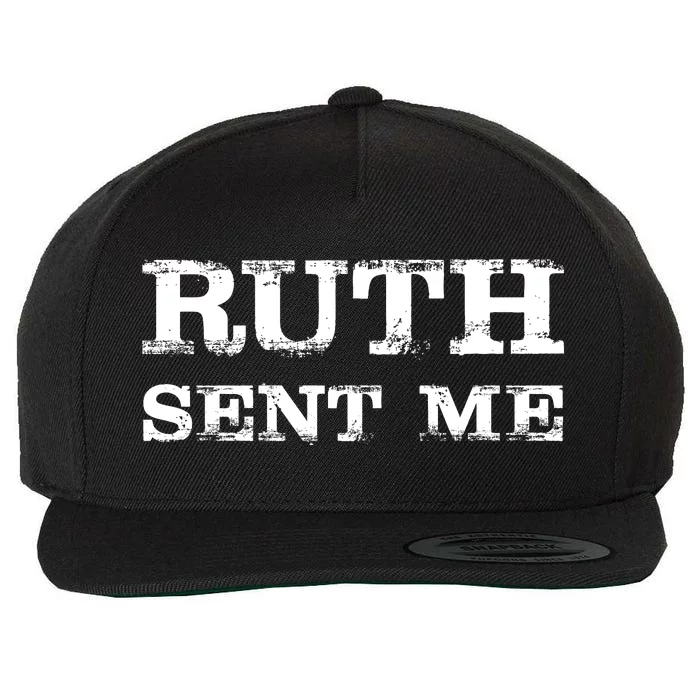 Vintage Ruth Sent Me RBG Ruth Bader Ginsburg Vote Wool Snapback Cap