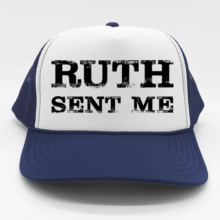 Vintage Ruth Sent Me RBG Ruth Bader Ginsburg Vote Trucker Hat