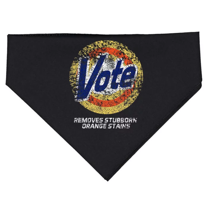 Vote Removes Stubborn Orange Stains 86 45 Vote 8645 USA-Made Doggie Bandana