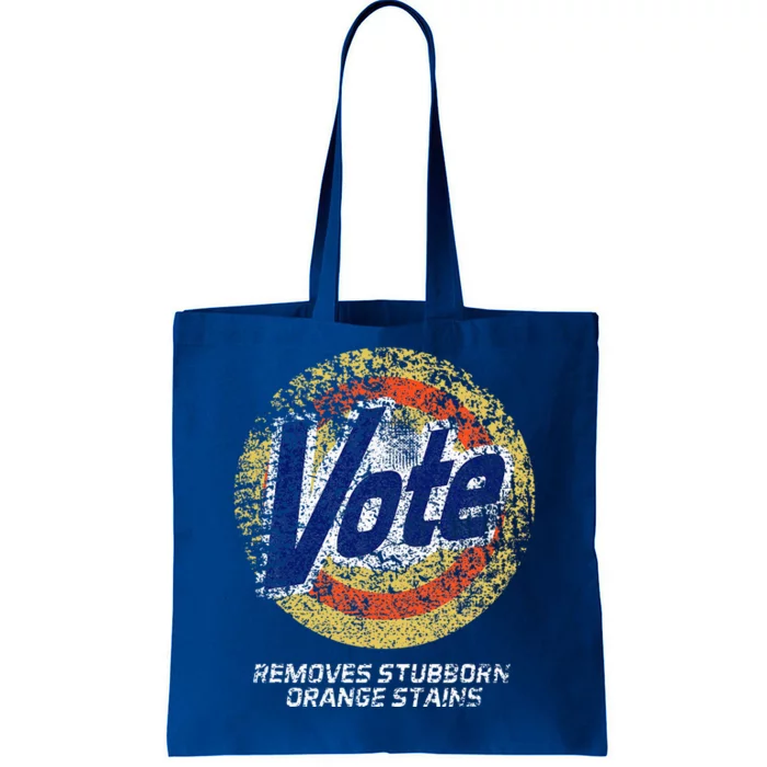 Vote Removes Stubborn Orange Stains 86 45 Vote 8645 Tote Bag