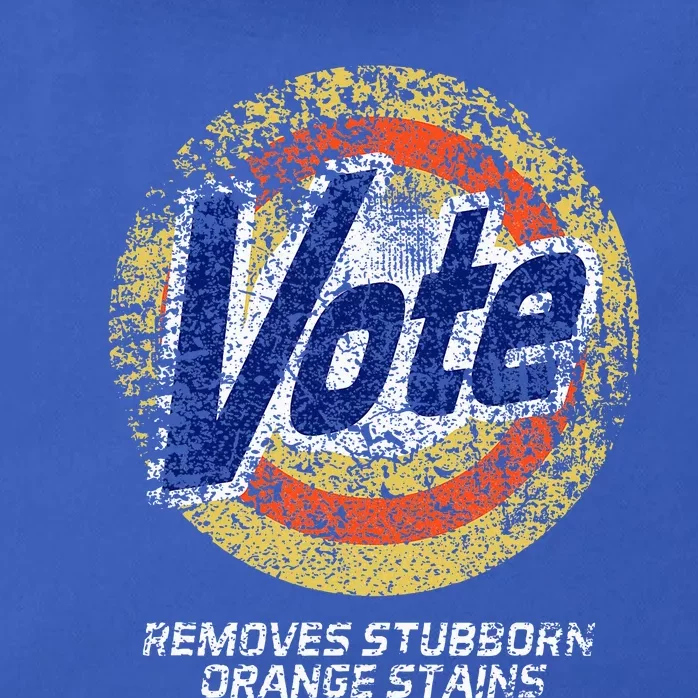 Vote Removes Stubborn Orange Stains 86 45 Vote 8645 Zip Tote Bag