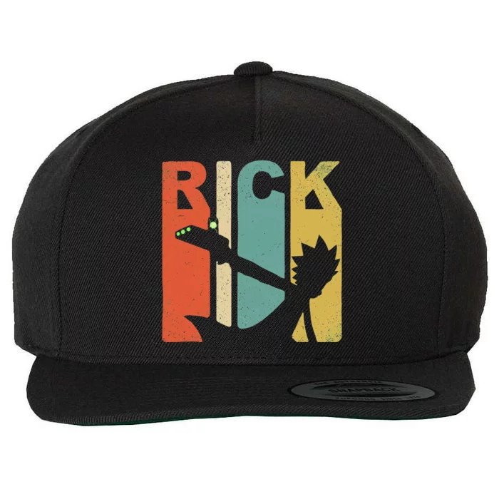 Vintage Rick Sanchez 90s And 80s Style Wool Snapback Cap