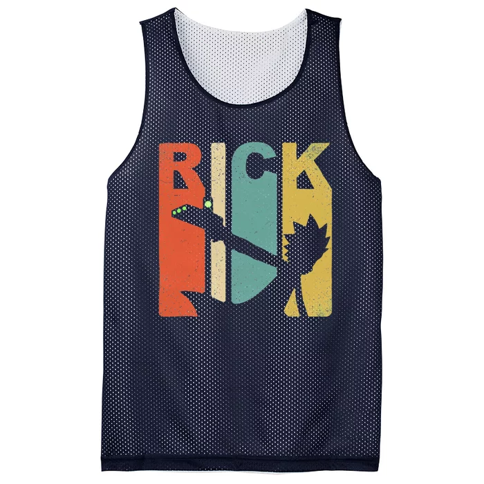 Vintage Rick Sanchez 90s And 80s Style Mesh Reversible Basketball Jersey Tank