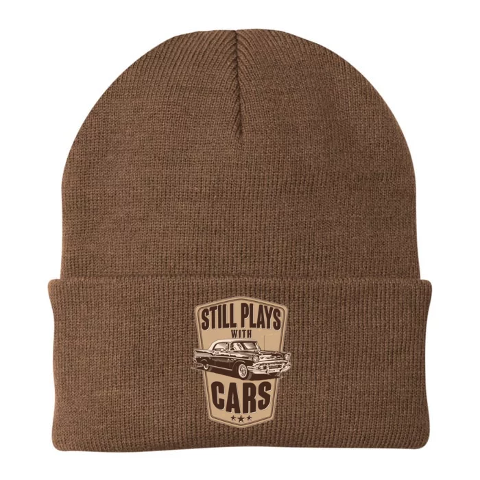 Vintage Retro Still Plays With Cars Knit Cap Winter Beanie