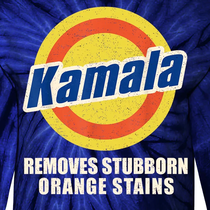 Vote Remove Stubborn Orange Stains Harris Kamala Harris Ryan Reynolds Tie-Dye Long Sleeve Shirt