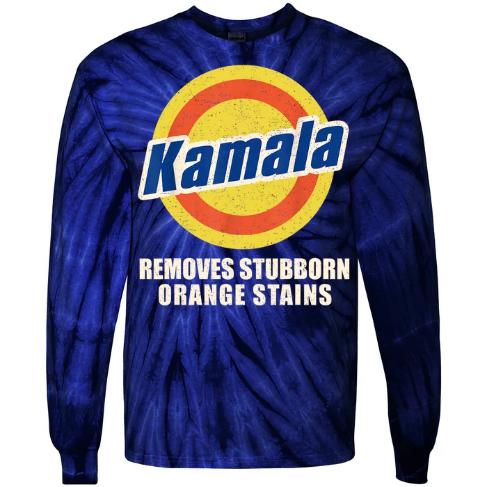 Vote Remove Stubborn Orange Stains Harris Kamala Harris Ryan Reynolds Tie-Dye Long Sleeve Shirt