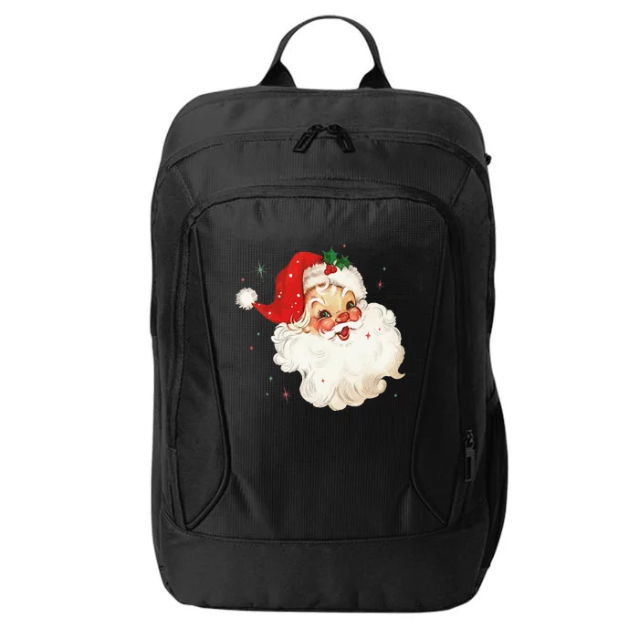 Vintage Retro Santa Christmas City Backpack