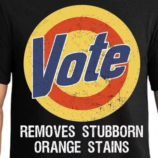 Vote Remove Stubborn Orange Stains Kamala Harris Lady Cat Pajama Set