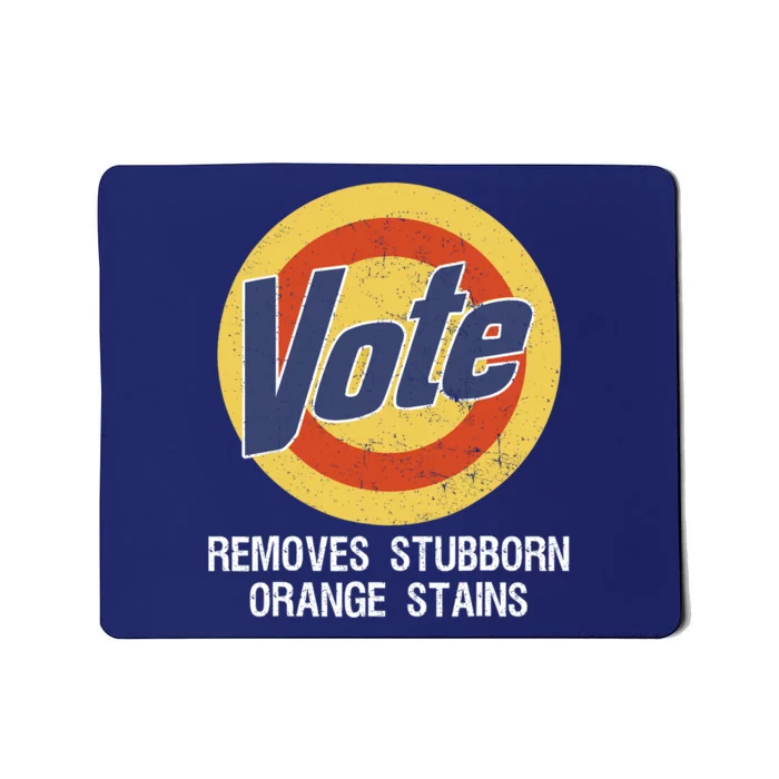 Vote Remove Stubborn Orange Stains Kamala Harris Lady Cat Mousepad