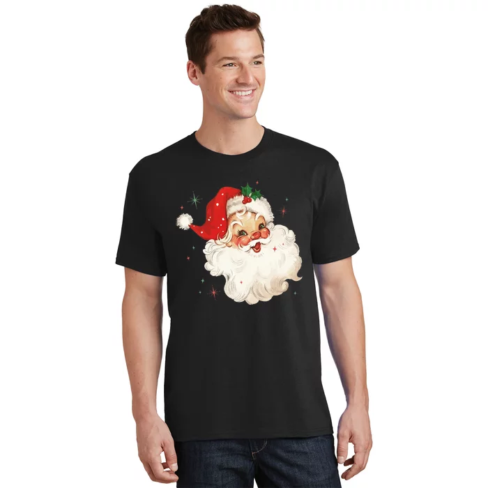 Vintage Retro Santa Christmas T-Shirt