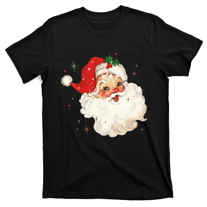 Vintage Retro Santa Christmas T-Shirt