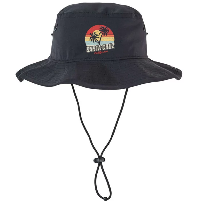 Vintage Retro Santa Cruz California Beach Sunset Legacy Cool Fit Booney Bucket Hat